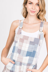 Romper With Check Print