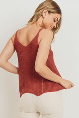 Scallop Sweater Cami Top
