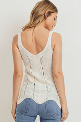 Scallop Sweater Cami Top