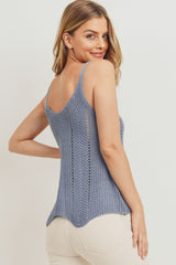 Scallop Sweater Cami Top