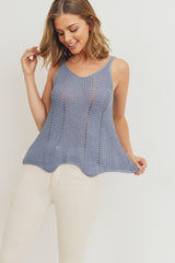 Scallop Sweater Cami Top