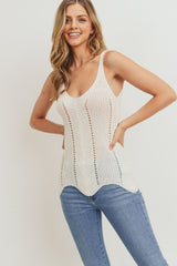 Scallop Sweater Cami Top