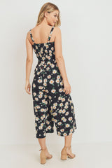 Knit Jumpsuit Daisy Print