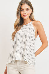 High Neck Tank Sleeveless Top