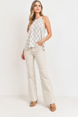 High Neck Tank Sleeveless Top