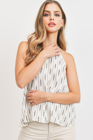 High Neck Tank Sleeveless Top