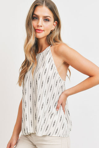 High Neck Tank Sleeveless Top