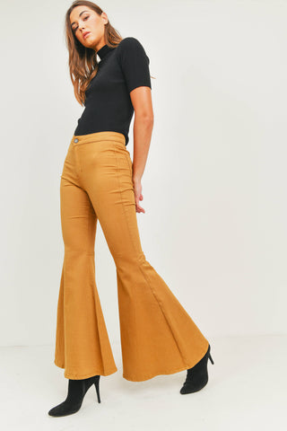 Khaki Bell Bottom Jean