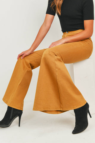 Khaki Bell Bottom Jean