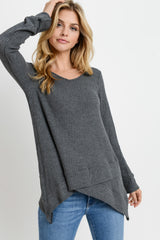 Shark Bite Waffle Top S-M-L-XL