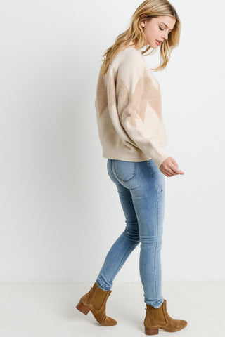 Knit Chevron Sweater