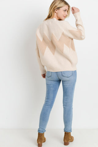 Knit Chevron Sweater
