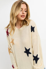 Knit Sweater With Star Detail