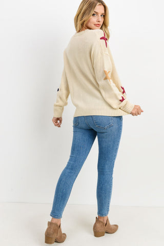 Knit Sweater With Star Detail