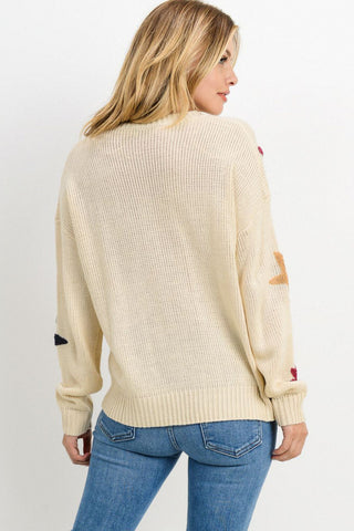Knit Sweater With Star Detail