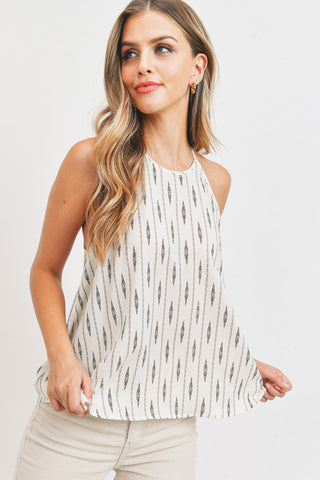 High Neck Tank Sleeveless Top