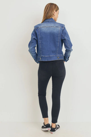 Jolene Jacket - Mid Blue