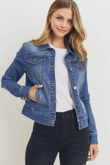 Jolene Jacket - Mid Blue