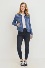 Jolene Jacket - Mid Blue